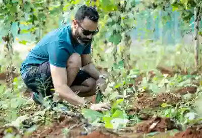 Kontakt mit Erde Mikrobiom Stärkung